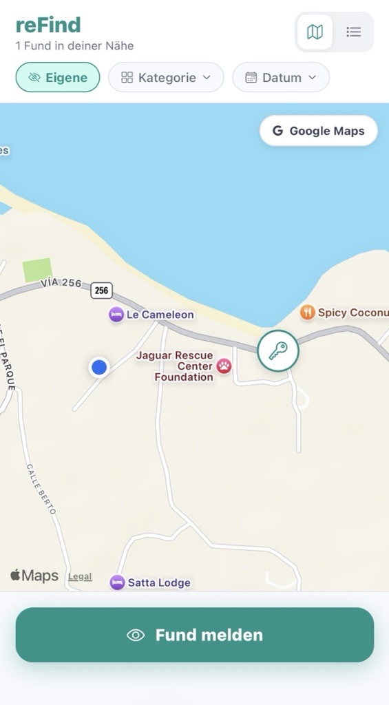 Karte & Funde in der Nähe